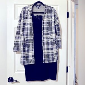 Express Plaid Cardigan Jacket ( dress not included )